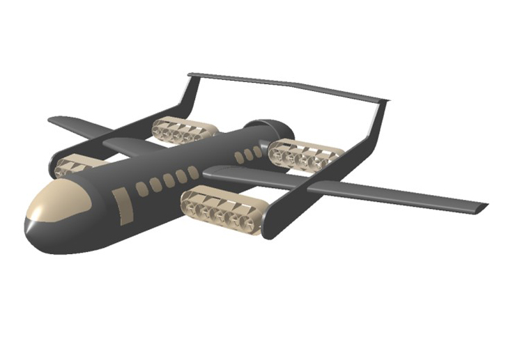 Advanced Vehicle VTOL Large Jet Aircraft (AVVLJA) concept passenger aircraft Advanced Vehicle VTOL Large Jet Aircraft (AVVLJA) concept passenger aircraft